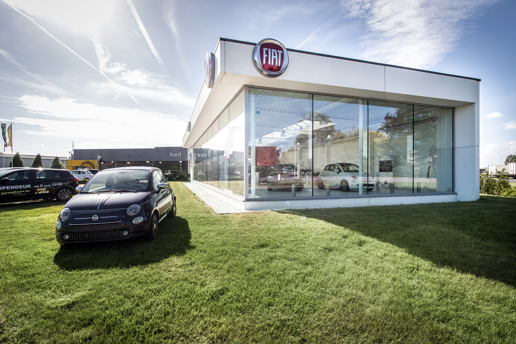Fiat garage Ruien Architect Wim Desloovere